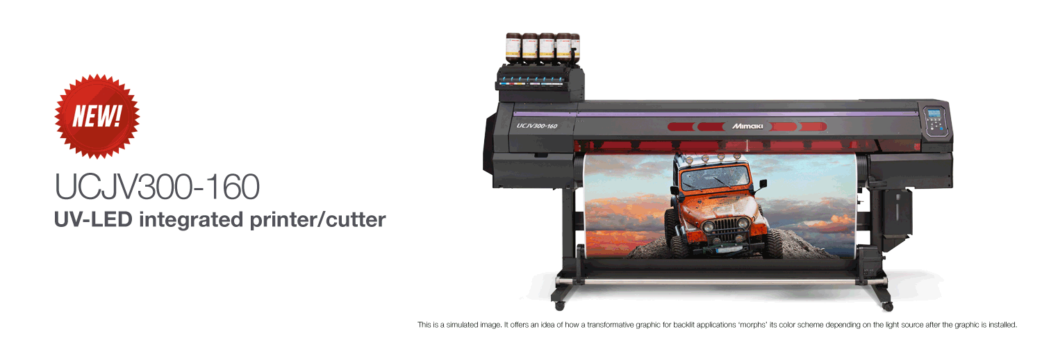 UV Printer/Cutter Series from Mimaki