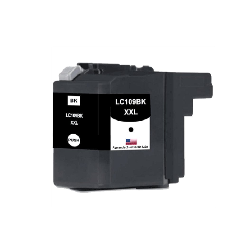 U.S. Remanufactured for Brother LC109XXLBK Super High Yield Black Ink Cartridge - Allprintheads