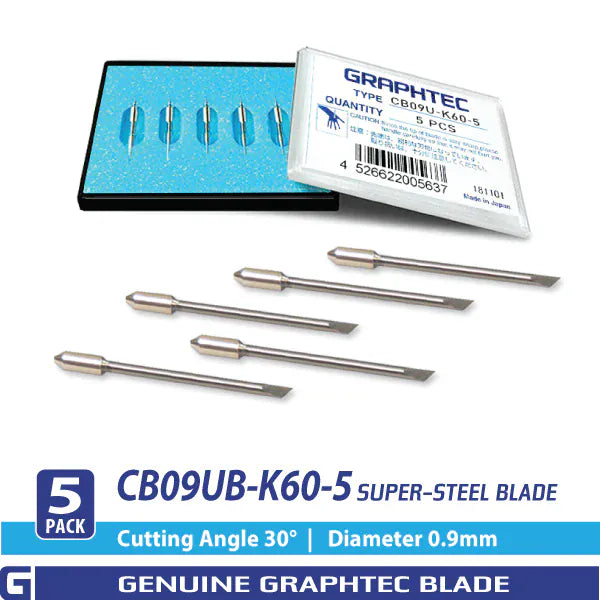 Graphtec CB09UB-K60 Super-Steel Blade 30°/ 0.9mm for FC, FCX, CE Series - Allprintheads
