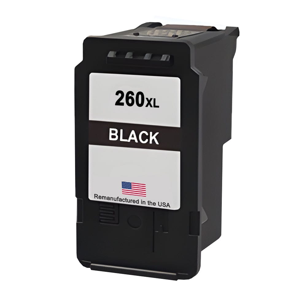 U.S. Remanufactured for Canon PG-260XL Black Ink Cartridge - Allprintheads