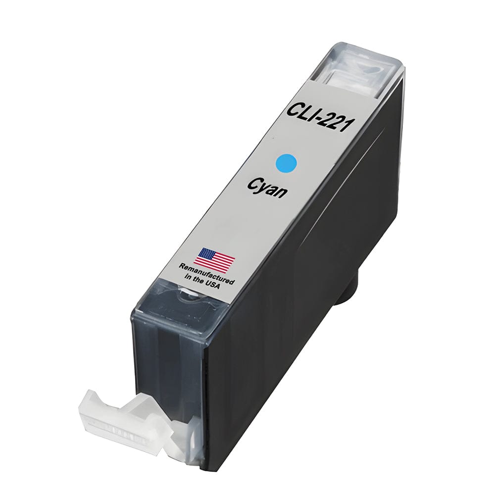 U.S. Remanufactured for Canon CLI-221 Cyan Ink Cartridge - Allprintheads