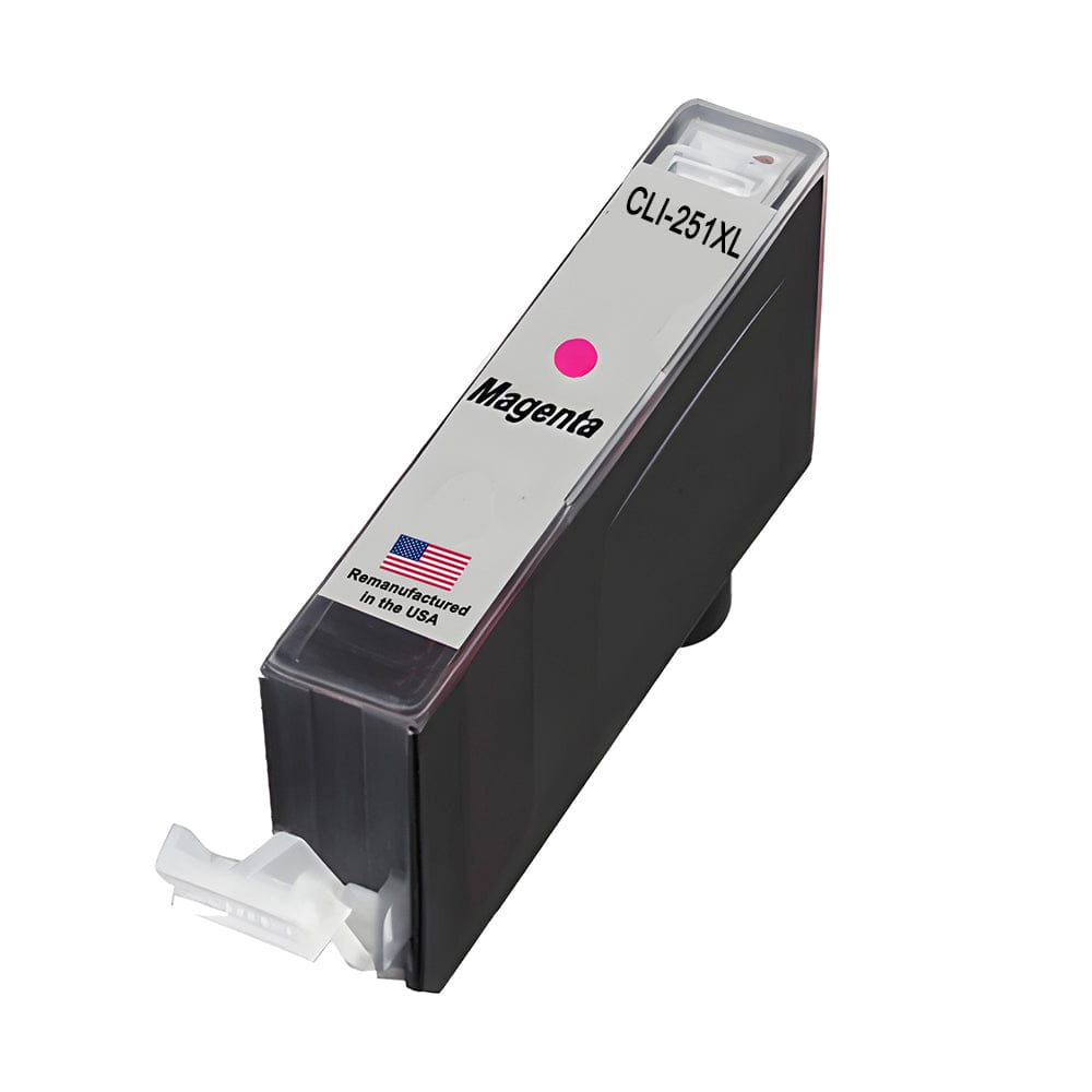 U.S. Remanufactured for Canon CLI-251XL Magenta Ink Cartridge - Allprintheads