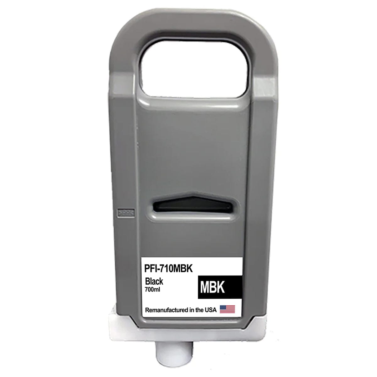 U.S. Remanufactured for Canon PFI-710MBK 700ml Matte Black Ink Cartridge - Allprintheads