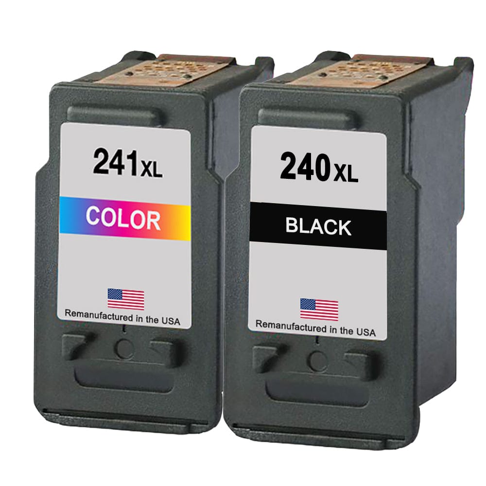 U.S. Remanufactured for Canon PG-240XL Black / CL-241XL Color Combo Pack - Allprintheads
