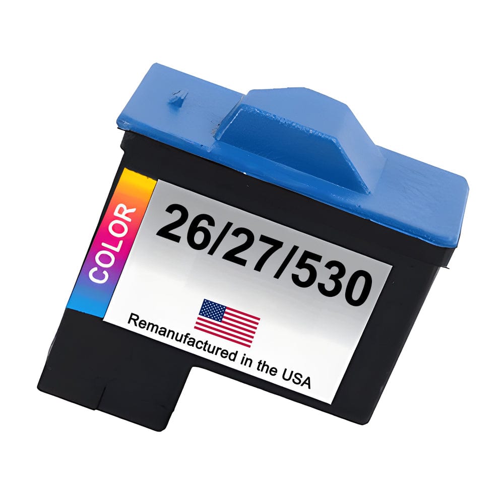 U.S. Remanufactured for Dell Series 1 T0530 and Lexmark #26 and #27 Color Universal Cartridge - Allprintheads