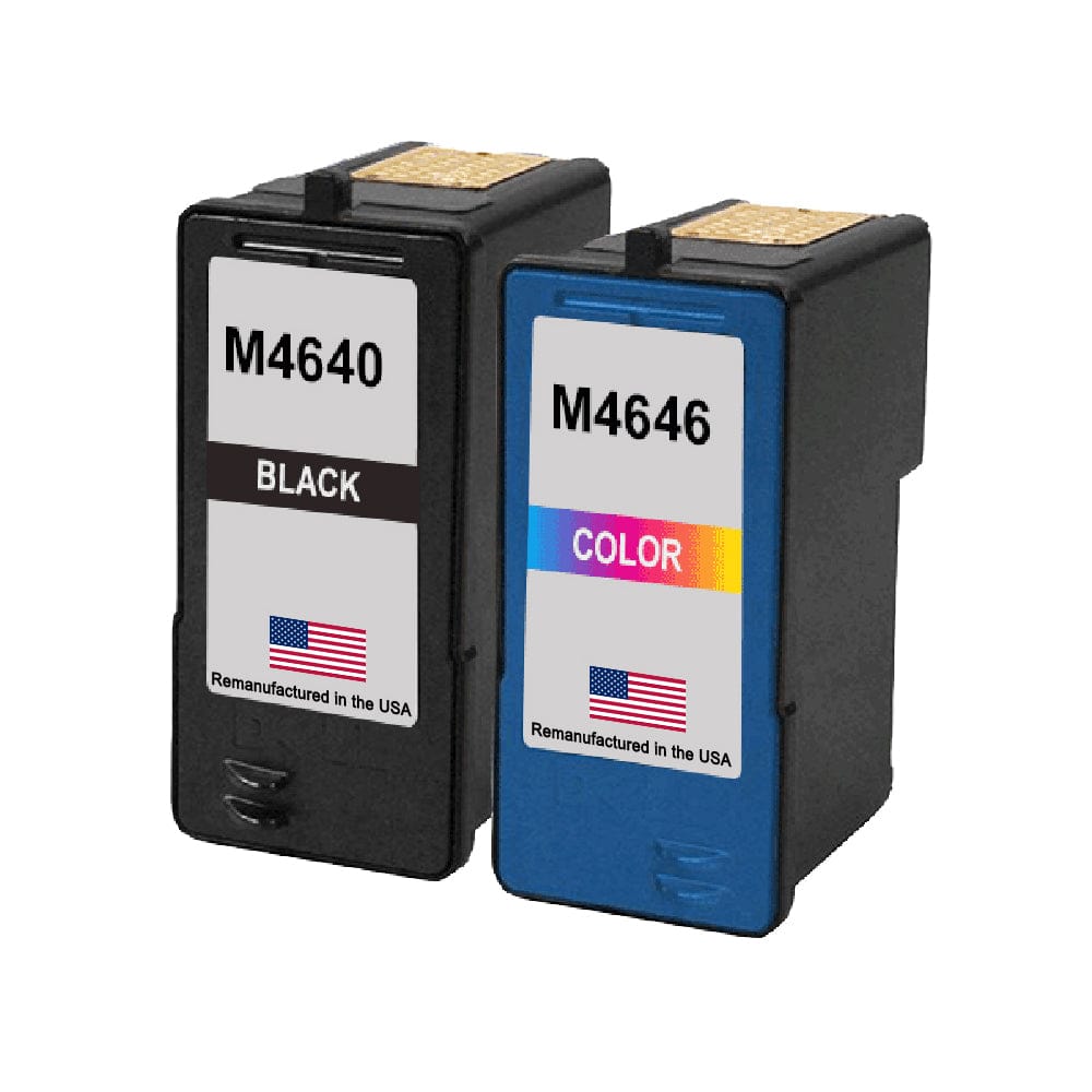 U.S. Remanufactured for Dell Series 5 M4640 Black and Dell M4646 Color Combo Pack - Allprintheads