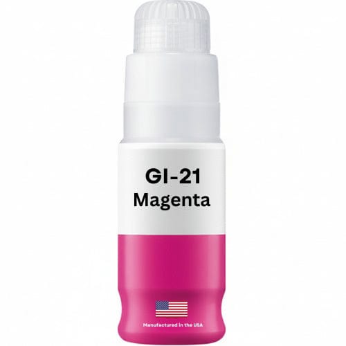 Replacement Ink Bottle For Canon GI-21 (4538C001) 70 ml Magenta - Allprintheads