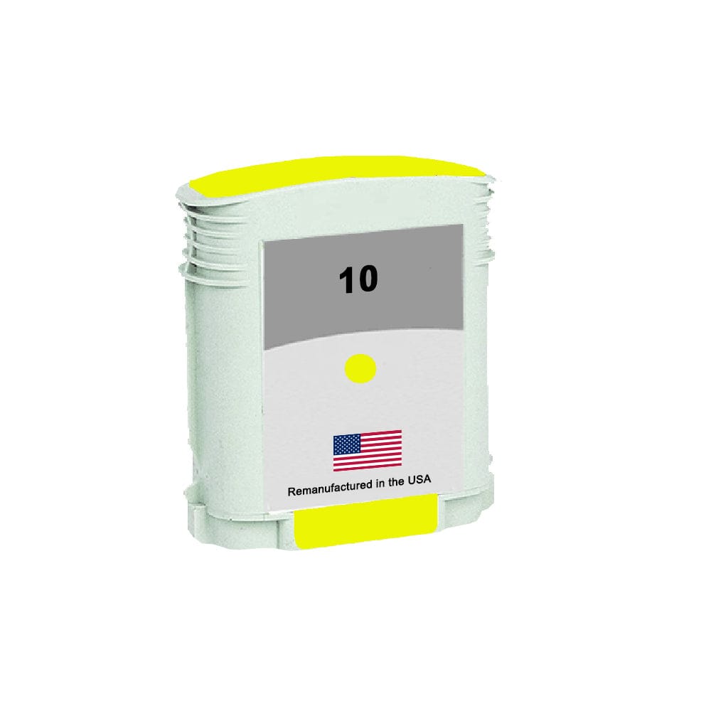 U.S. Remanufactured for HP 10 (C4842A) Yellow Ink Cartridge - Allprintheads