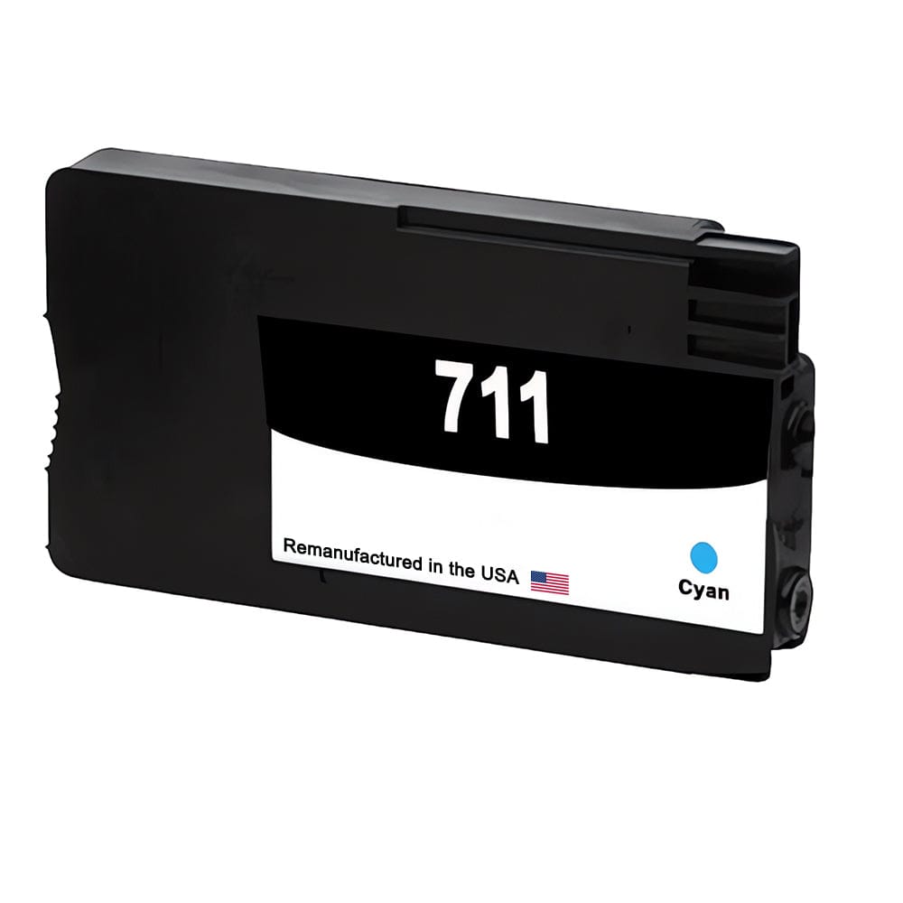 U.S. Remanufactured for HP 711 29-ml (CZ130A) Cyan Ink Cartridge New Chip - Allprintheads