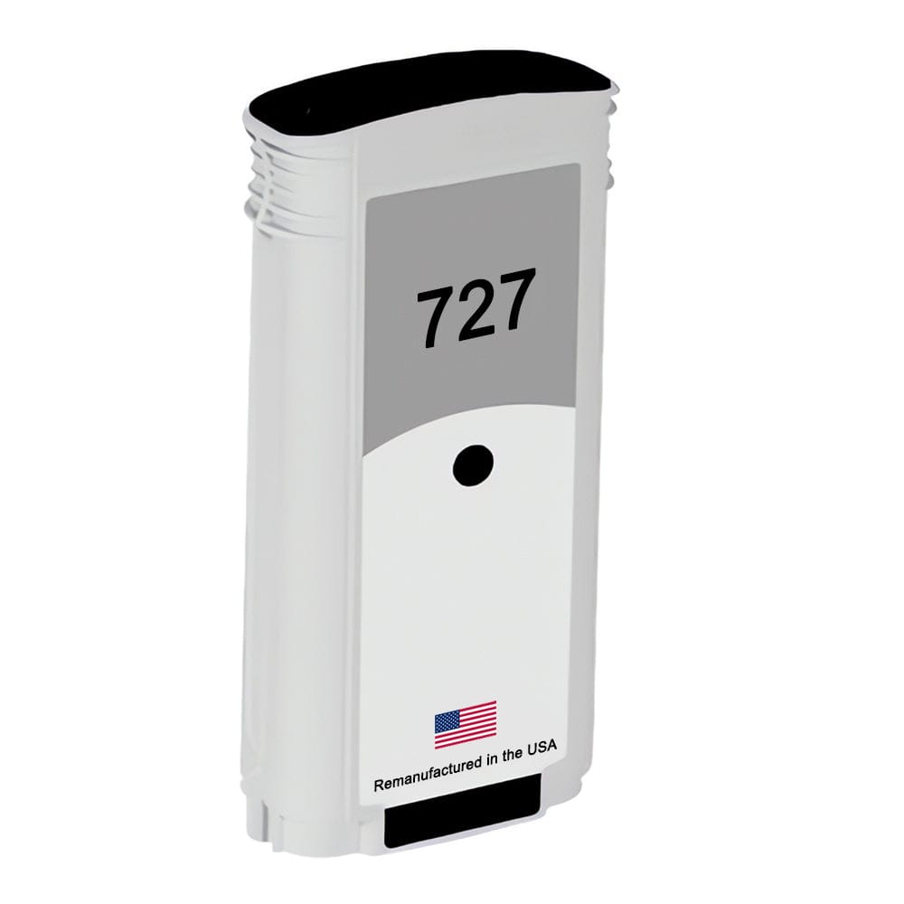 U.S. Remanufactured for HP 727 130ml (B3P22A) Matte Black Ink Cartridge - Allprintheads