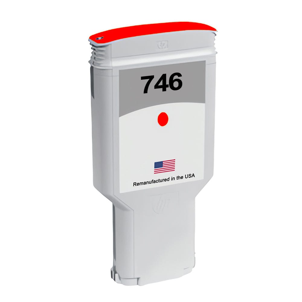 U.S. Remanufactured for HP 746 300ml (P2V81A) Chromatic Red Ink Cartridge - Allprintheads