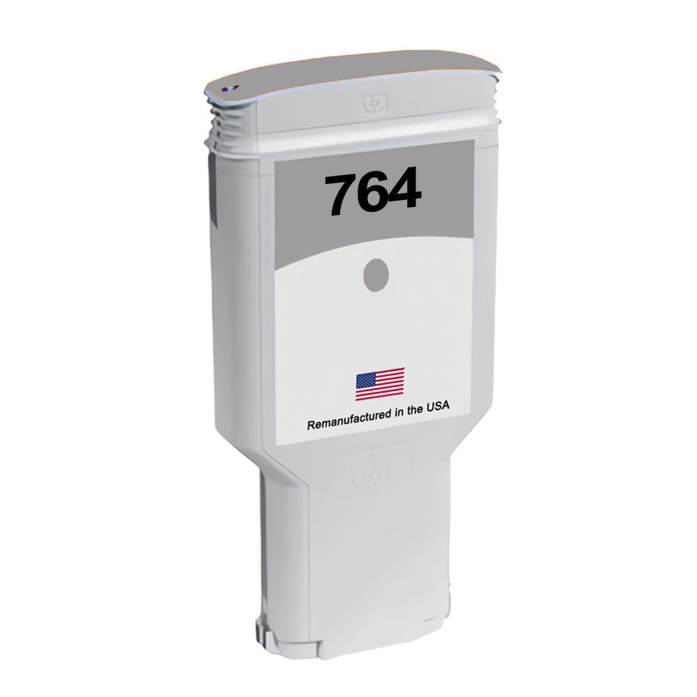 U.S. Remanufactured for HP 764 300ml (C1Q18A) Gray Ink Cartridge - Allprintheads