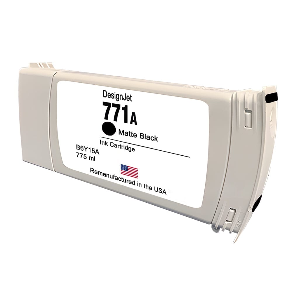 U.S. Remanufactured for HP 771 775ml (B6Y15A) Matte Black Ink Cartridge - Allprintheads