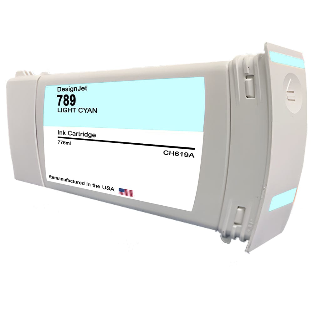 U.S. Remanufactured for HP 789 775ml (CH619A) Light Cyan Ink Cartridge - Allprintheads