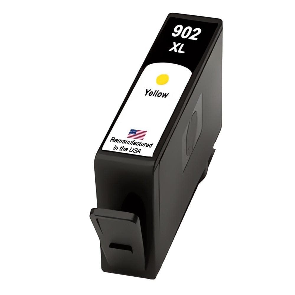 U.S. Remanufactured for HP 902XL (T6M10AN) Yellow Ink Cartridge OEM Chip - Allprintheads