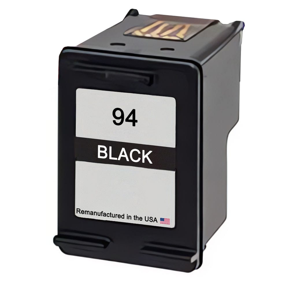 U.S. Remanufactured for HP 94 (C8765WN) Black Ink Cartridge - Allprintheads