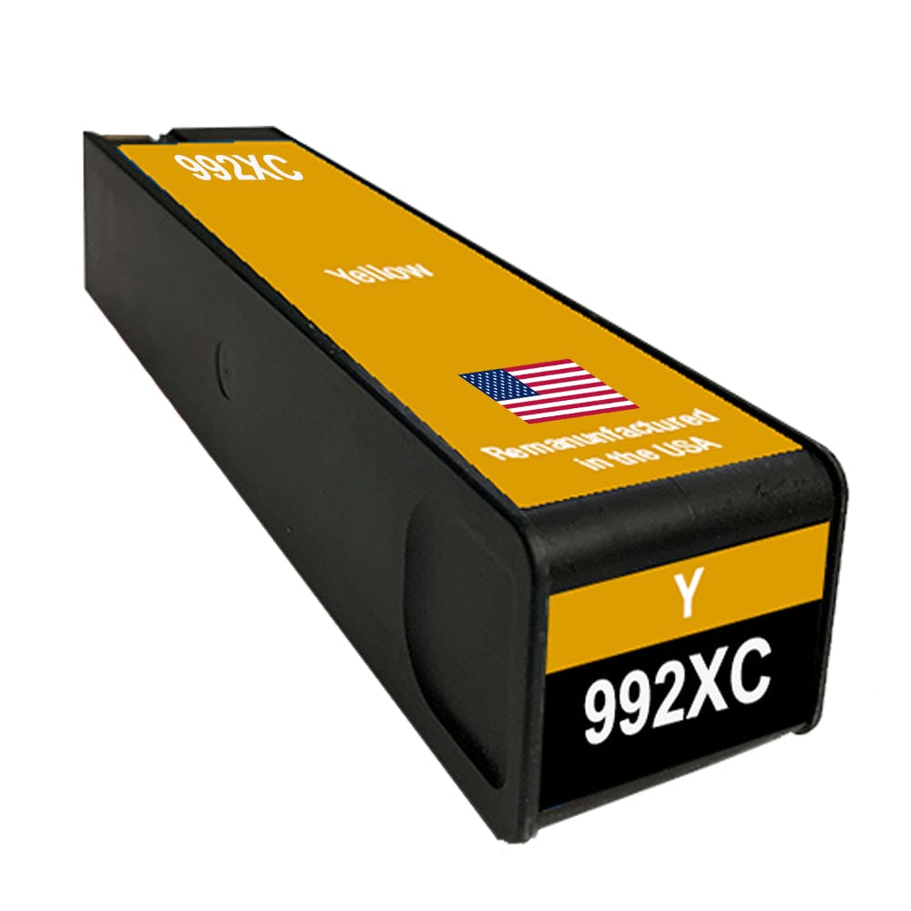 U.S. Remanufactured for HP 992XC (M0K26XC) Yellow Ink Cartridge New Chip - Allprintheads