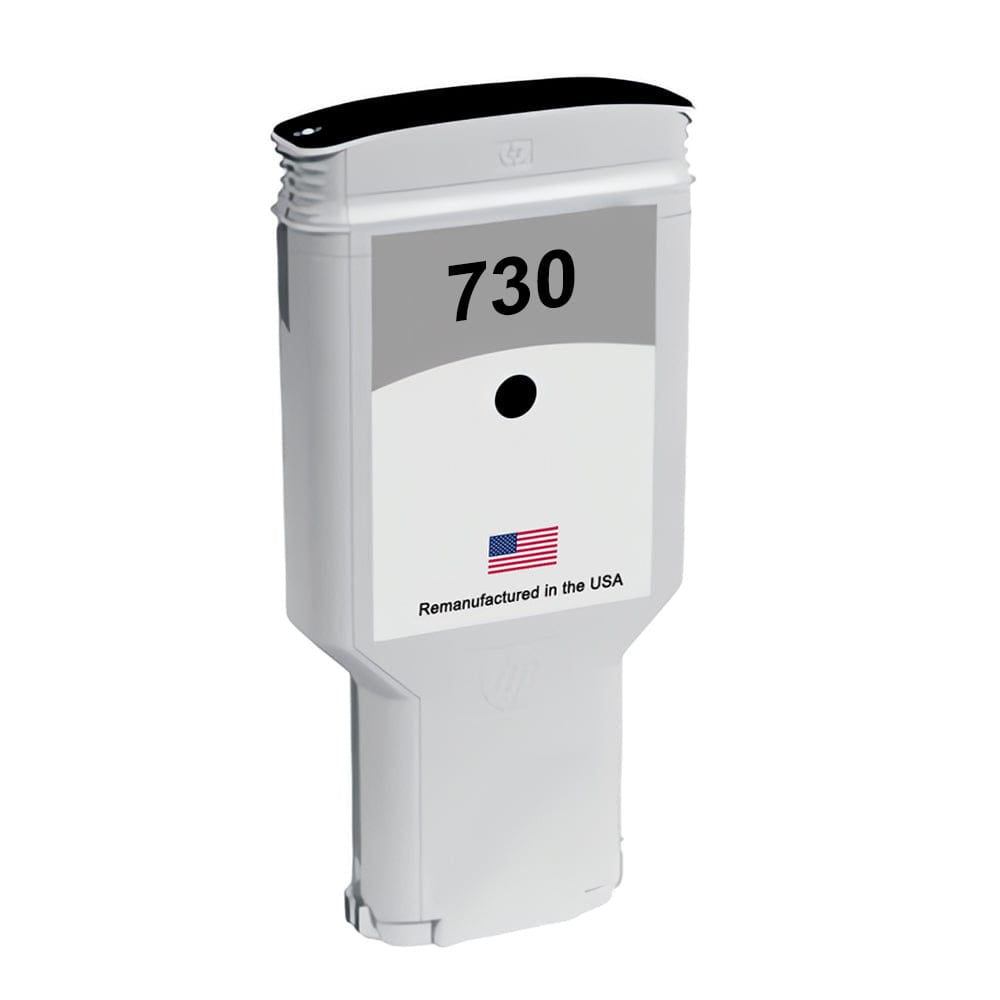 U.S. Remanufactured for HP 730 300ML (P2V73A) Photo Black Ink Cartridge