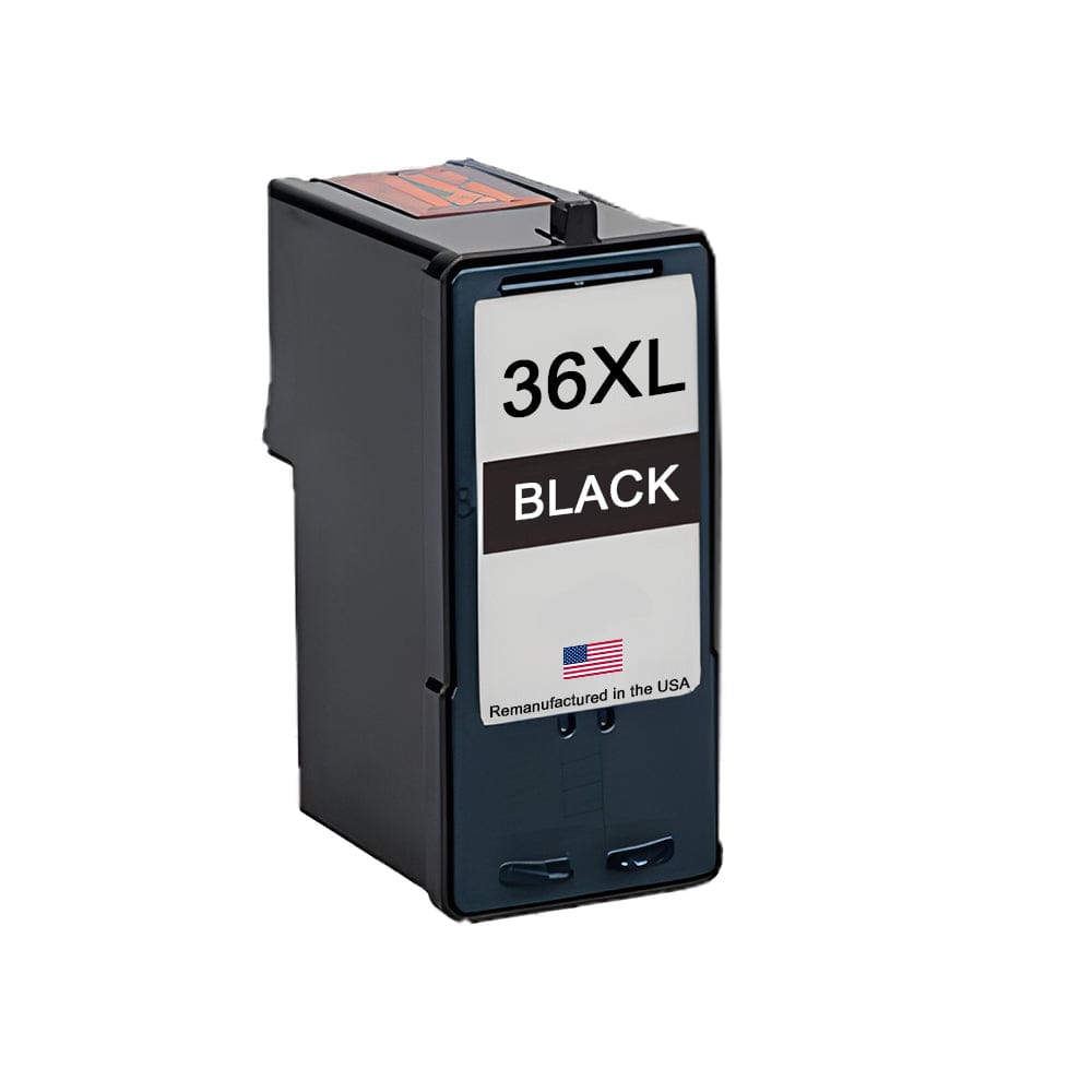 U.S. Remanufactured for Lexmark #36XL 18C2170 Black Ink Cartridge High Yield - Allprintheads