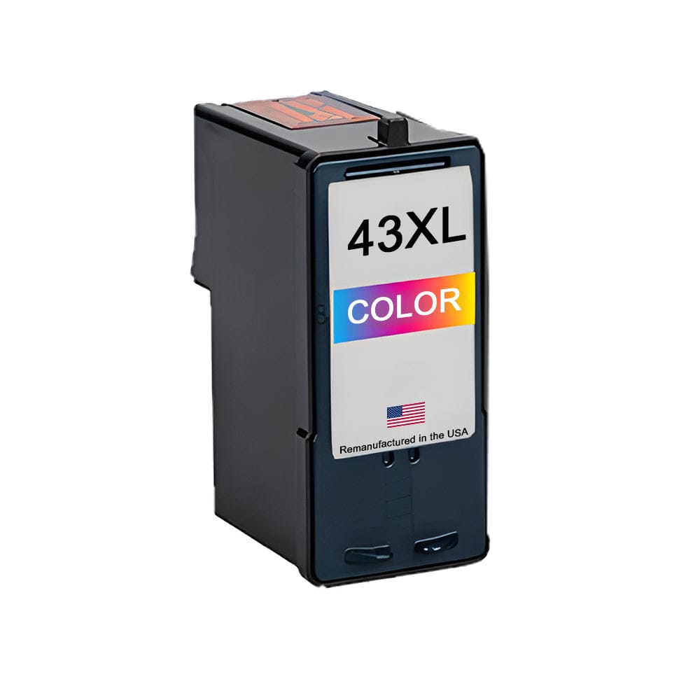 U.S. Remanufactured for Lexmark #43XL 18Y0143 Color Ink Cartridge High Yield - Allprintheads