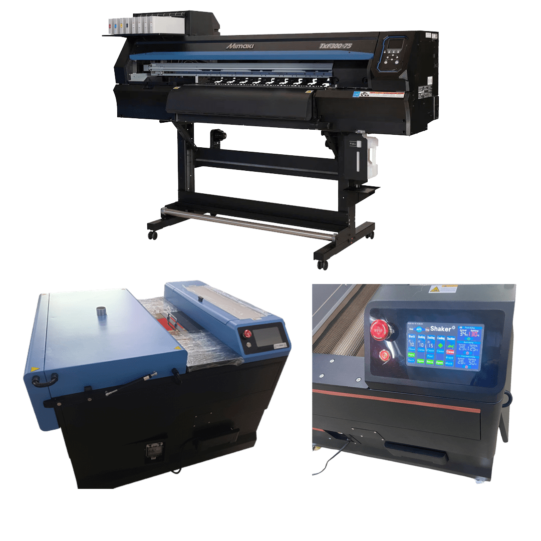 Mimaki TFX300-75 + Oven/Shaker 32" (TE-ZH820) - www.allprintheads.com