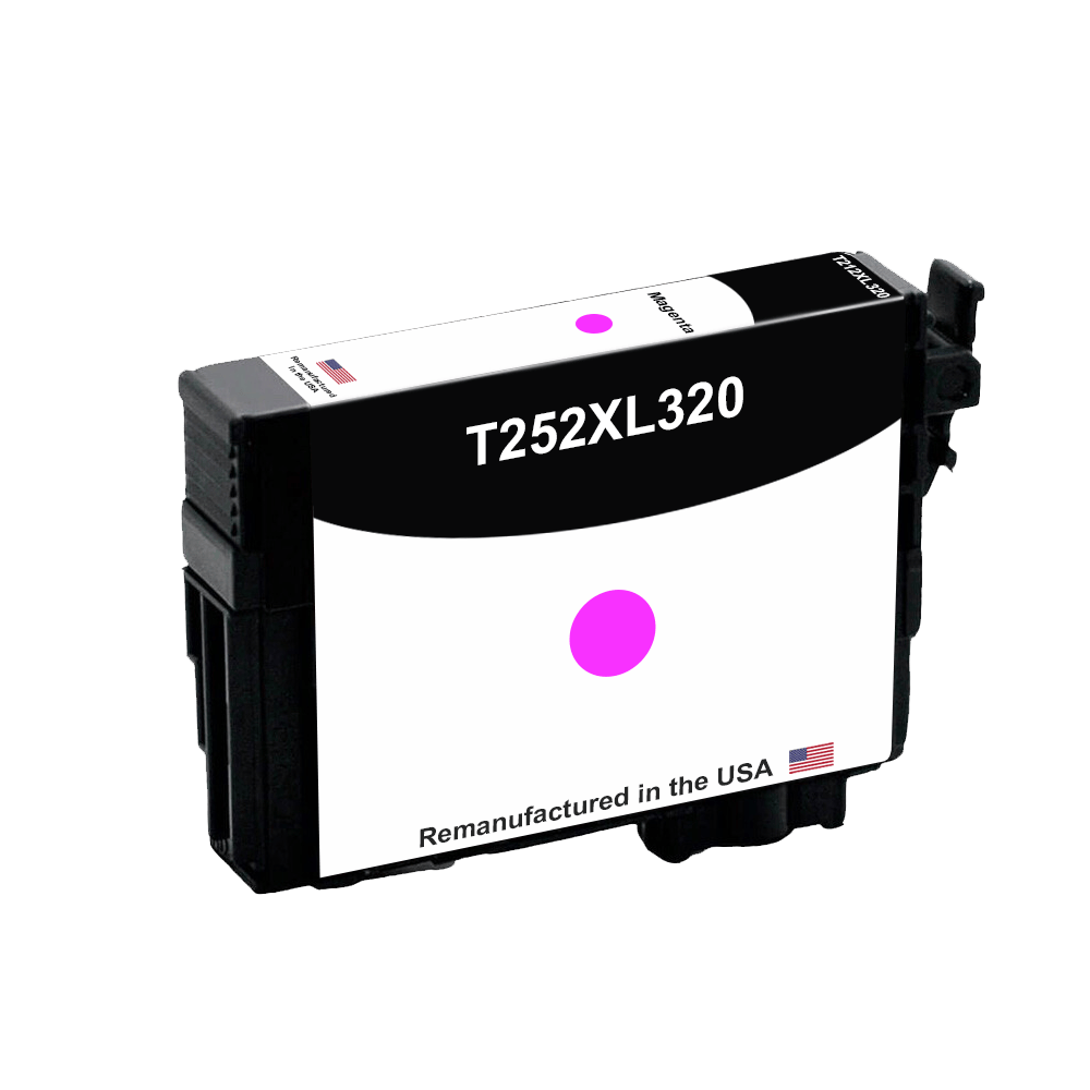 U.S. Remanufactured for Epson T252XL High Yield Magenta, T252XL320 - Allprintheads