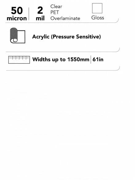 WipeErase Clear PET Dry Erase Laminate Film
