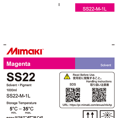Mimaki SS22 Eco-Solvent Ink 1 L - Allprintheads