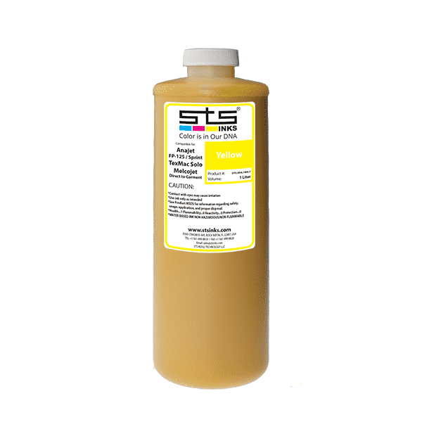 Compatible Ink for Anajet FP-125 / Sprint Direct to Garment 1 Liter - www.allprintheads.com