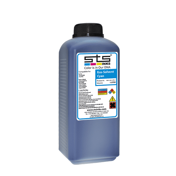 Compatible Eco-Solvent Ink 1 Liter Bottle Roland ,Mutoh,Epson,Mimaki - www.allprintheads.com
