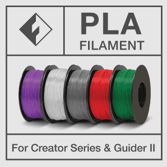 Flashforge PLA Filament. Creator Series and Guider II - www.allprintheads.com