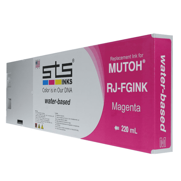 Compatible Cartridge for Mutoh Water-Based 220ml RJ-FGINK-2 - www.allprintheads.com