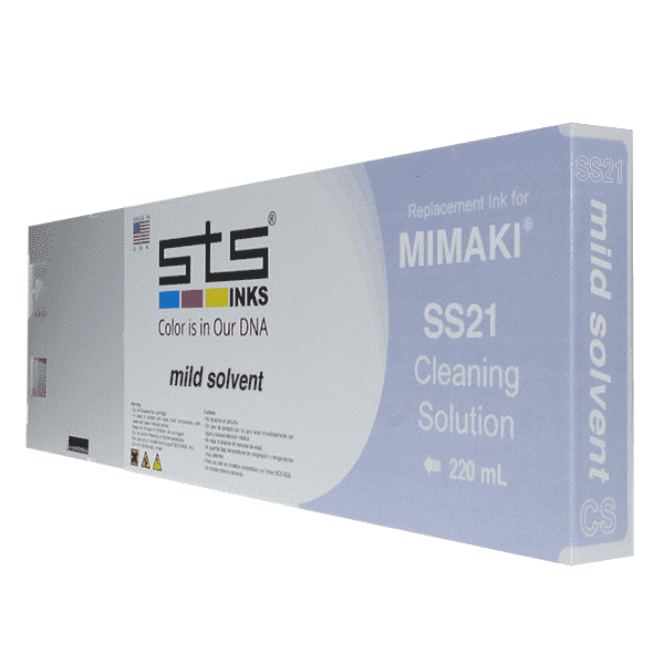 Compatible Cleaning Solution Cartridge for Mimaki Mild Solvent SS21 220ml - www.allprintheads.com