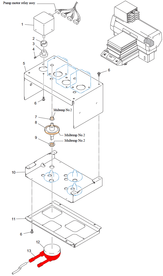 Maintenance Tube Set U-3.2(170)-5-WM4 - www.allprintheads.com