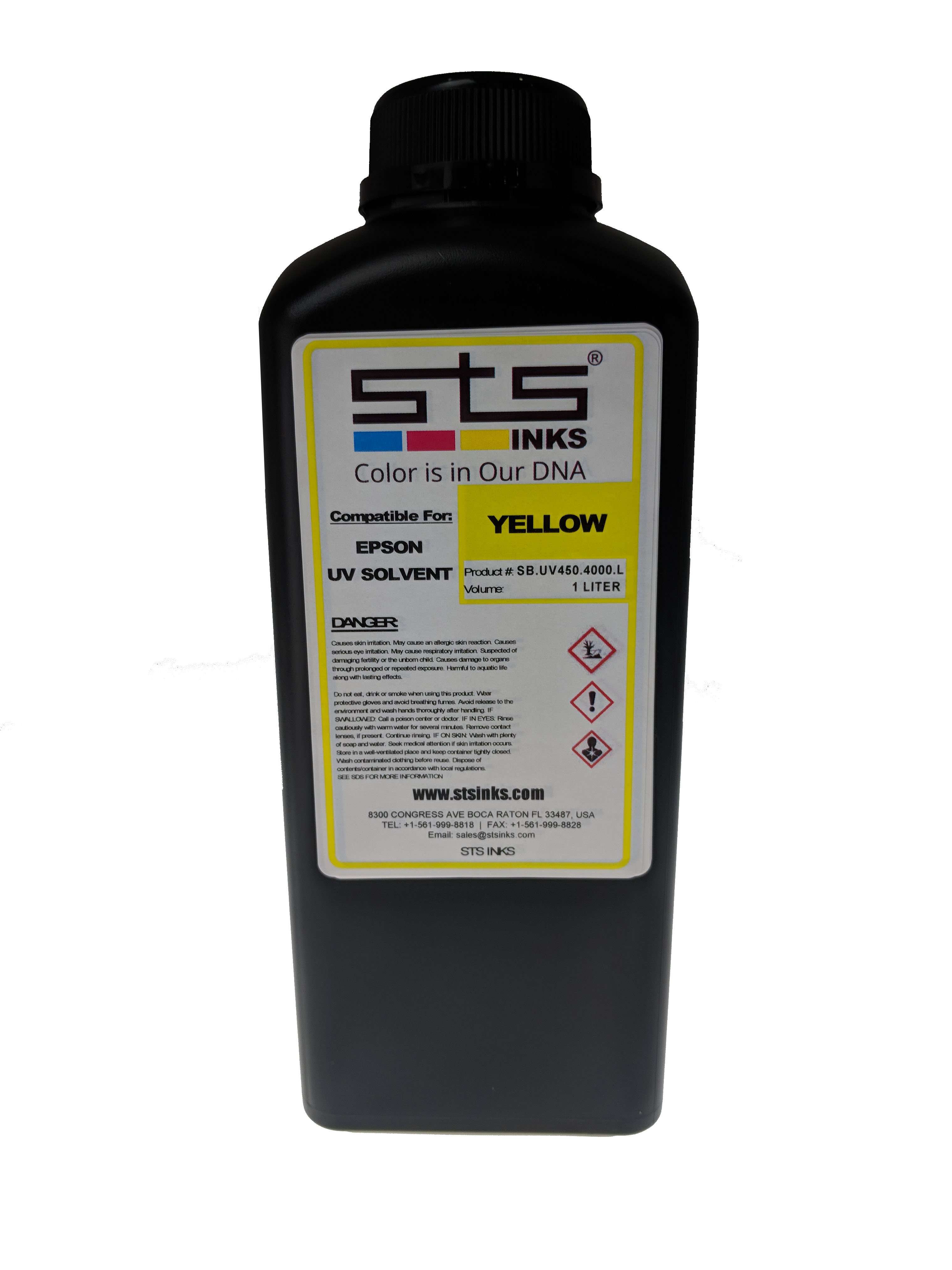 Compatible UV450 Cure Ink for EPSON DX4/DX5/DX6/DX7 PH'S (LED TYPE LAMPS) - www.allprintheads.com