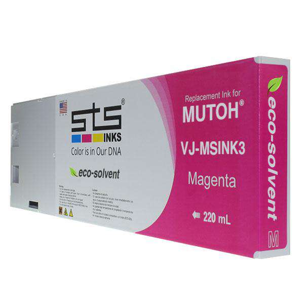 Compatible Cartridge for Mutoh Eco-Solvent VJ-MSINK3-PK220 - www.allprintheads.com
