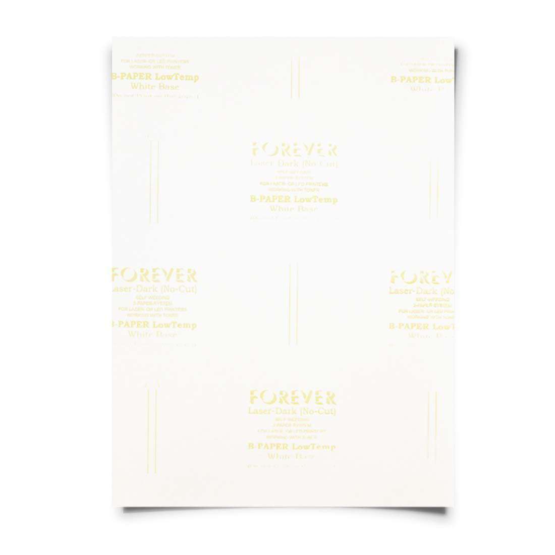 FOREVER Laser Dark (No Cut) Low Temp Heat Transfer Paper - www.allprintheads.com