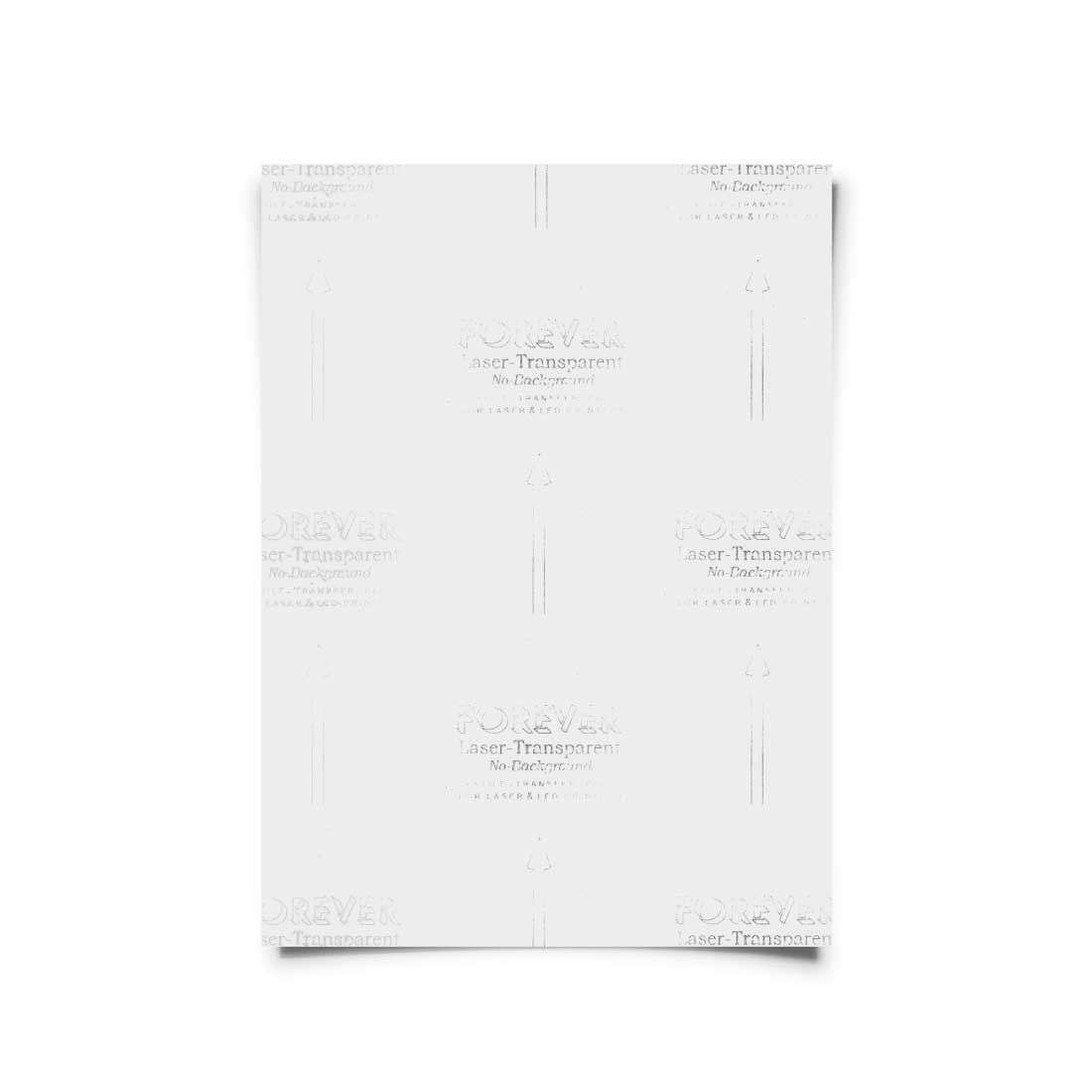 FOREVER Laser Transparent - Self-Weeding Laser Heat Transfer Paper - www.allprintheads.com