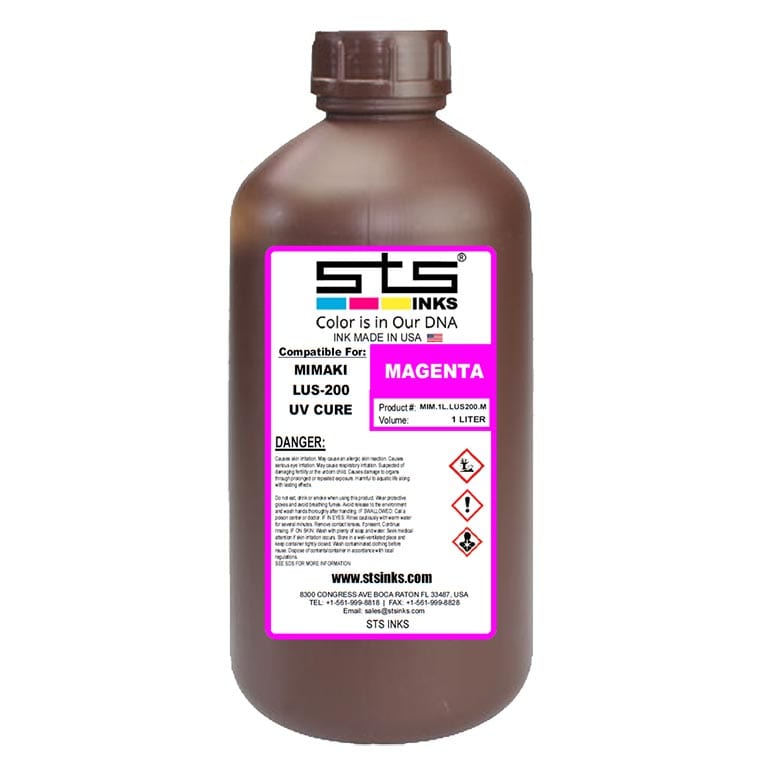 Compatible Ink for Mimaki LUS-200 UV Curable 1 Liter - www.allprintheads.com
