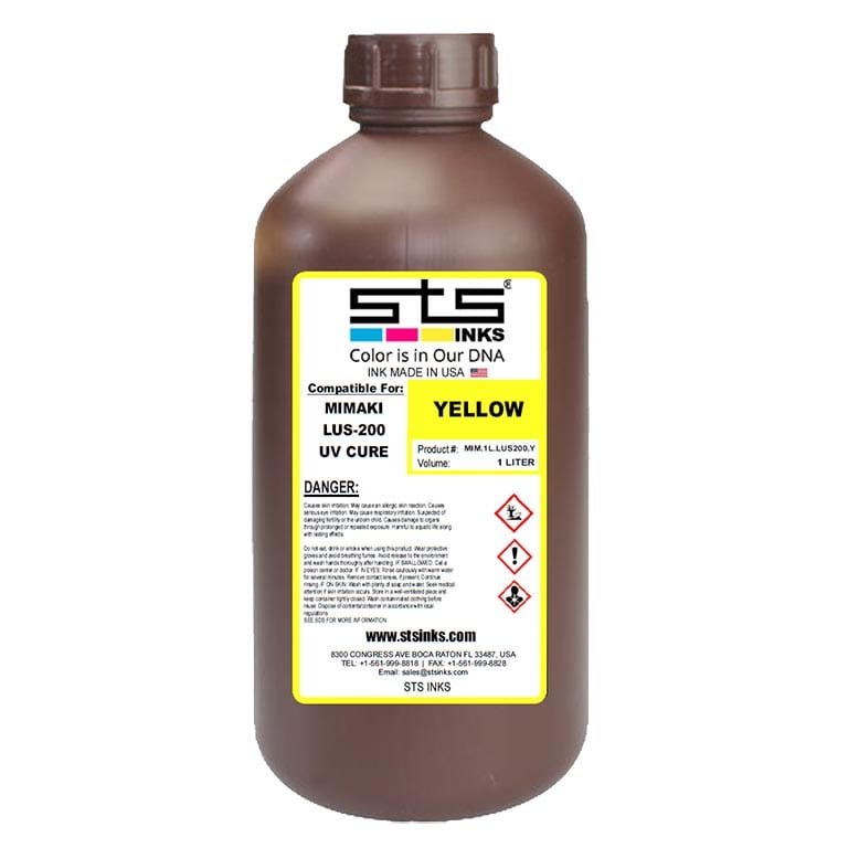 Compatible Ink for Mimaki LUS-200 UV Curable 1 Liter - www.allprintheads.com