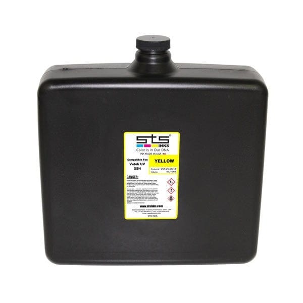 Compatible Inks for Vutek UV (GS-VR) Cure 5 Liter made by STS Inks - www.allprintheads.com