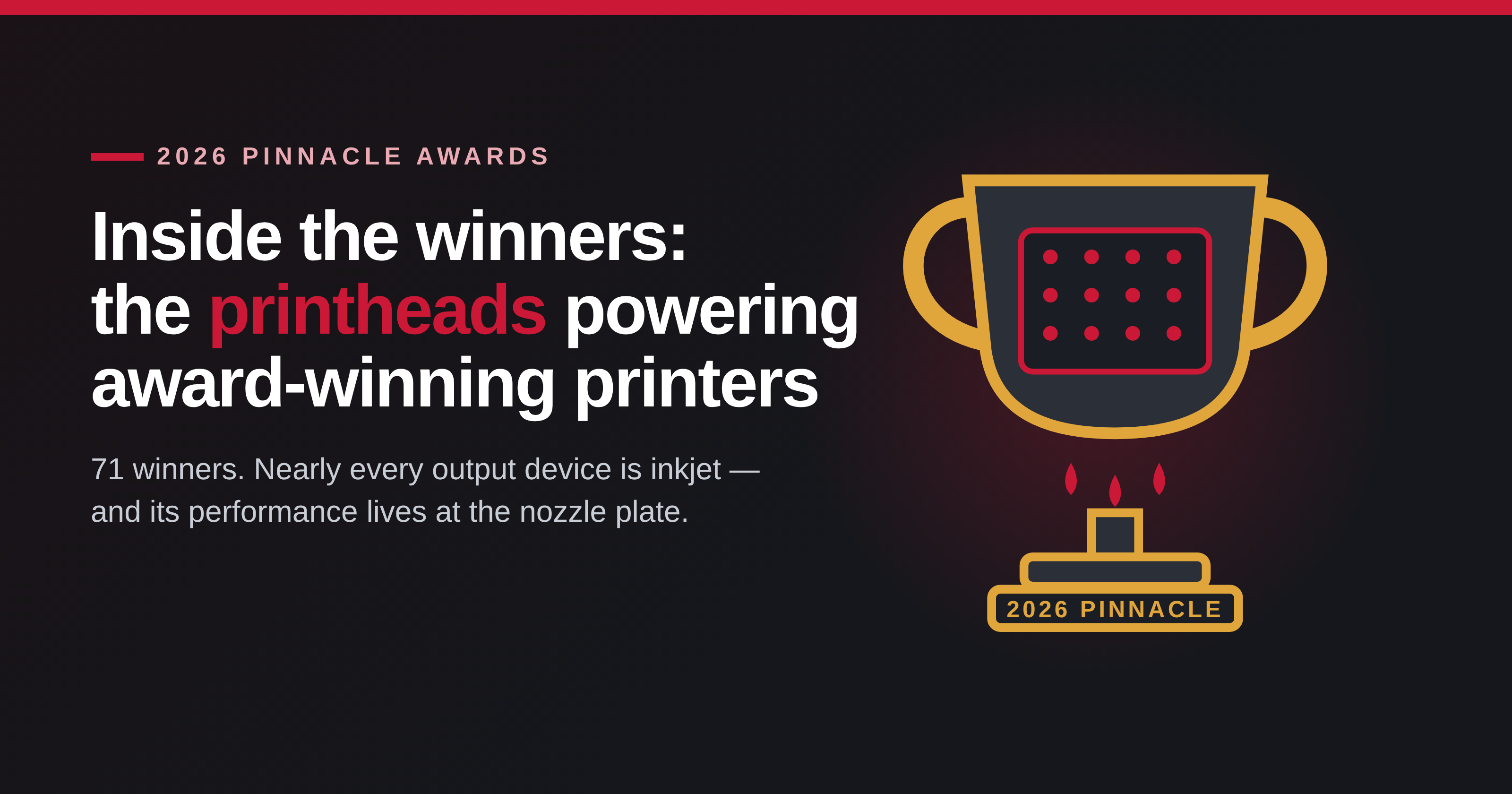 Inside the winners: the printheads powering award-winning printers