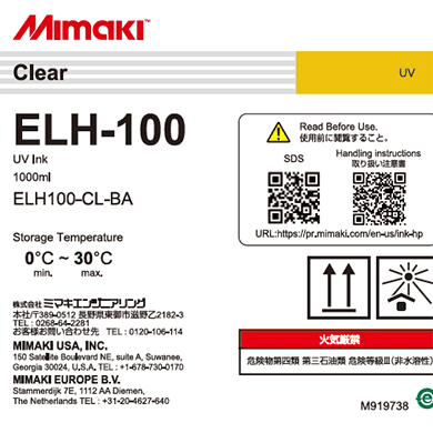 Mimaki UJV300 DTF Ink ELH-100 - Allprintheads