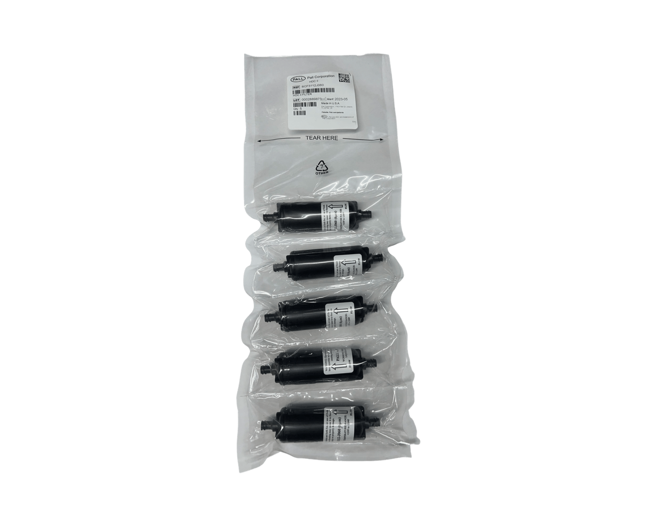 Pall Black Filter 6 Micron - SCF3112J060 - 5 Kit Filter - www.allprintheads.com