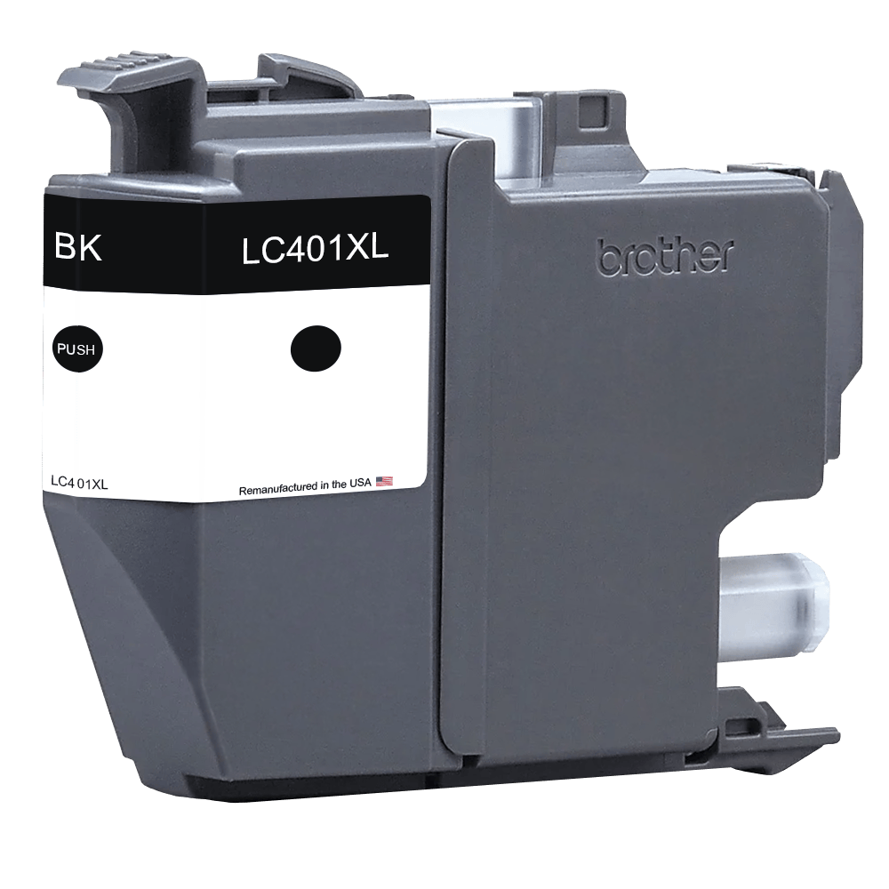 U.S. Remanufactured for Brother LC401XLBK High Yield Black Ink Cartridge - Allprintheads
