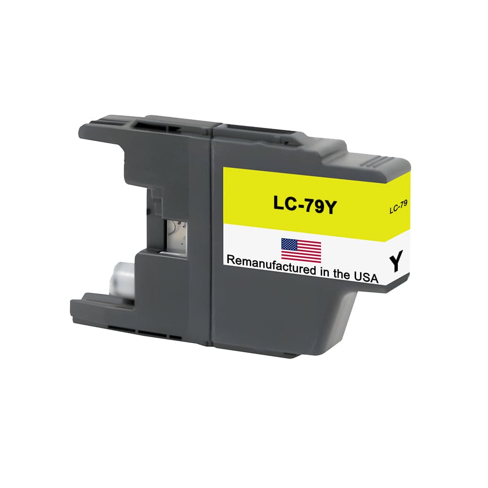 U.S. Remanufactured for Brand for Brother LC79Y Yellow Ink Cartridge - Allprintheads