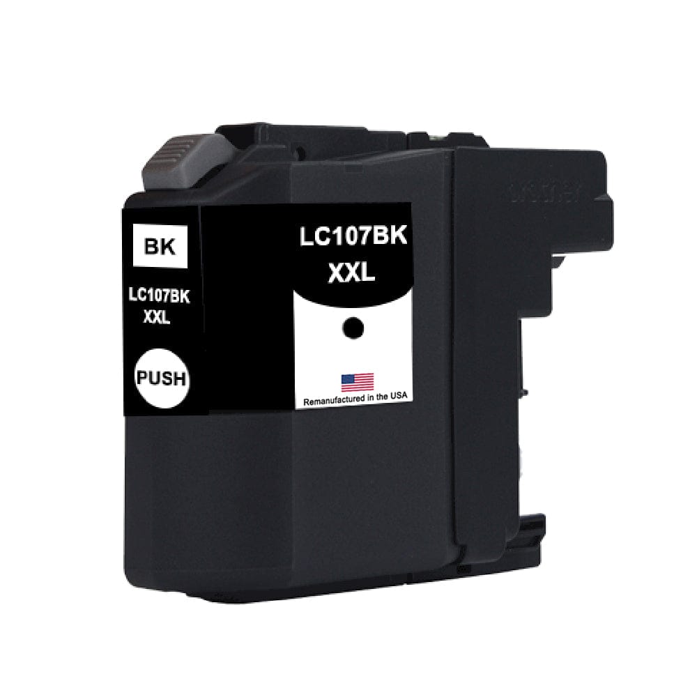 U.S. Remanufactured for Brother LC107XXLBK Super High Yield Black Ink Cartridge - Allprintheads