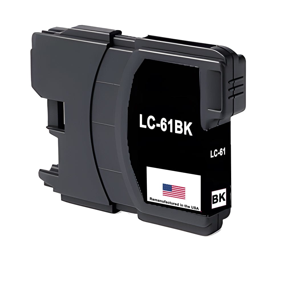 U.S. Remanufactured for Brother LC61BK Ink Cartridges Black - Allprintheads