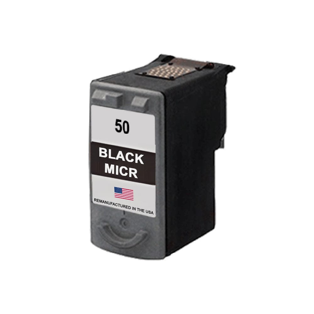 U.S. Remanufactured for Canon PG-50 Black MICR Ink Cartridge - Allprintheads