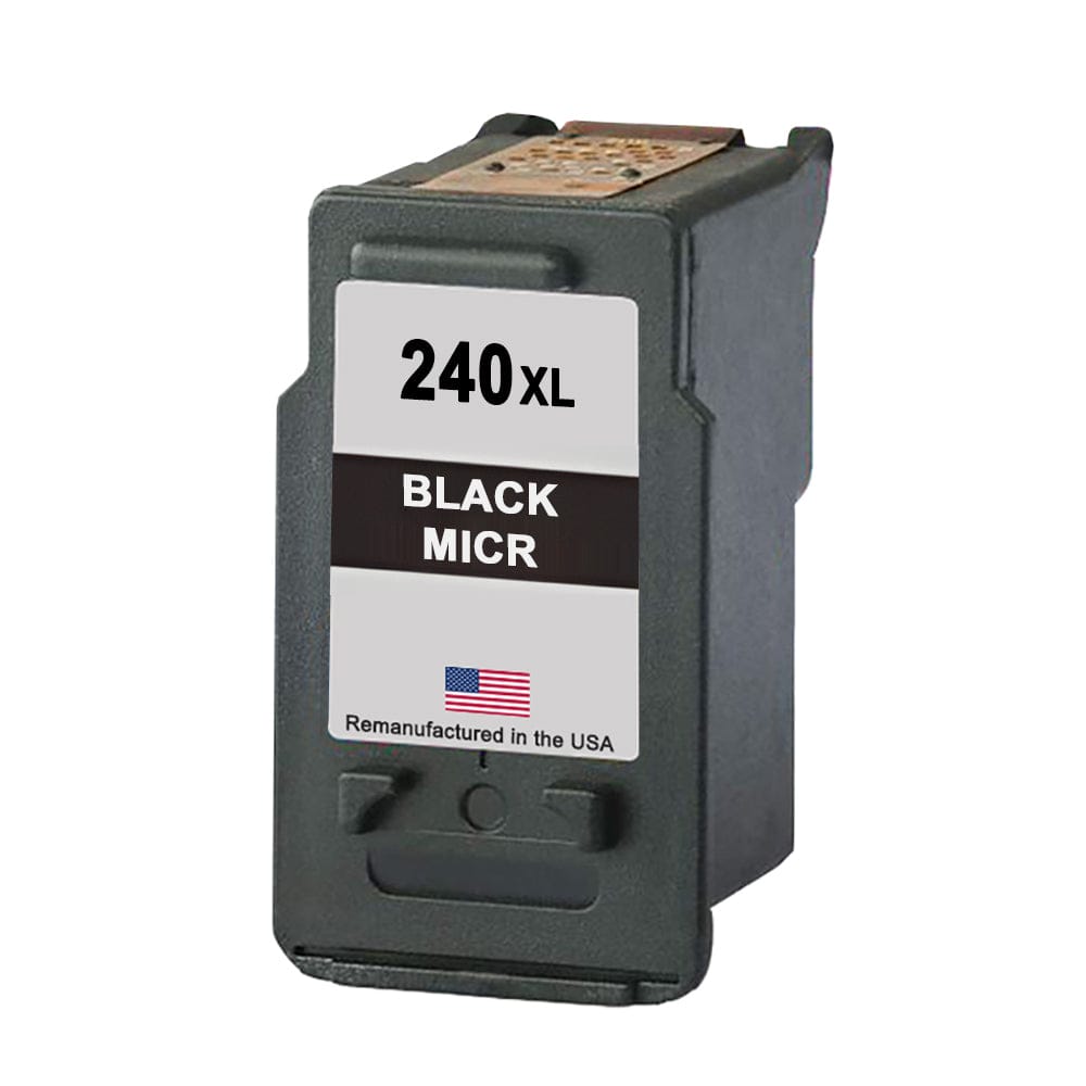 U.S. Remanufactured for Canon PG-240XL Black MICR High Yield Ink Cartridge - Allprintheads
